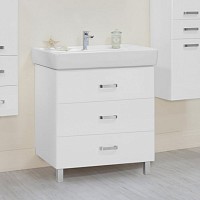 Превью фото Тумба с раковиной Акватон Америна М 80 белая № 1