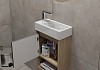 Тумба подвесная для ванной 37 см Teymi Nura корпус дуб фасад графит T60536 T60536 № 7