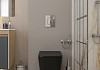 Комплект 3 в 1 инсталляция Grohe Rapid SL + Унитаз подвесной Teymi Helmi Pro Vortex Black + кнопка хром F18120 № 18
