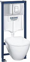 Превью фото Комплект Grohe Solido 39186000 Унитаз подвесной + инсталляция + кнопка № 1