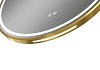 Зеркало настенное с подсветкой в ванную круглое Teymi Lina Supernova Gold D80 LED сенсор антипар T20123 T20123 № 28