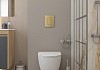 Комплект инсталляция Teymi Rapid SL с кнопкой GROHE золото матовое + унитаз ТОРНАДО Lina Vortex 3 пок F17502 № 17