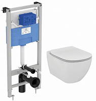 Превью фото Унитаз с инсталляцией Ideal Standard Prosys Tesi AquaBlade T3868V1 № 1