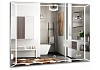 Зеркало Azario VOLL 800x600 сенсор выкл+часы ФР-00001399 № 2