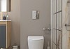 Комплект инсталляция Teymi Rapid SL с кнопкой GROHE хром + унитаз ТОРНАДО Lori Media Vortex F17592 № 17