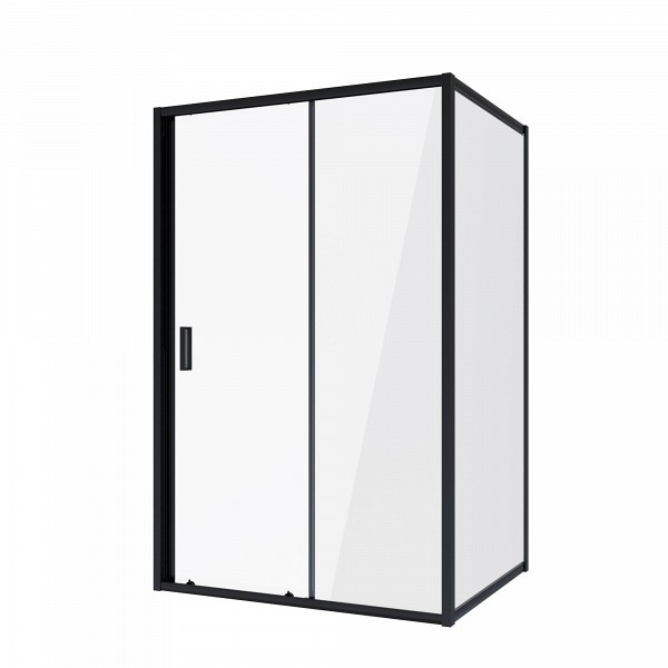 Душевое ограждение Niagara Nova NG-82-12AB-A90B 120x90x190 прямоугольник, дверь раздвижная NG-82-12AB-A90B
