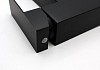 Раковина накладная для ванной Teymi Helmi Mini 38 в комплекте смеситель высокий черный матовый и донный клапан клик-клак без перелива белый F01753 № 25