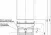 Комплект мебели для ванной Aquanet Грейс 60 2 фасада, дуб сонома 198804 № 9