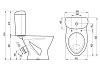Унитаз Santeri Версия крап голубой 1P4015S0300BF № 2