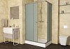 Душевой уголок Niagara Eco NG-018-14Q 1000х800х1950 низкий поддон, стекло матовое 0181422Q № 3