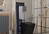 Комплект инсталляция Teymi Rapid SL с кнопкой GROHE оружейная сталь унитаз подвесной безободковый Solli Black F17920 № 14