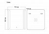 Зеркало Grossman Lara 70x80 LED с сенсорным выключателем и гравировкой 137080 137080 № 4