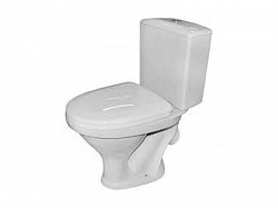Превью фото Унитаз-компакт Santeri Вест крап на белом 1P2018S0100BF № 1