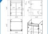 Фасад для тумбы в ванную 50 см Teymi Netta цвет графит T60607 T60607 № 4