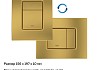 Комплект инсталляция Teymi Rapid SL с кнопкой GROHE золото глянец + унитаз Lina PP F17837 № 2