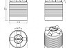 Емкость ЭкоПром ЭВЛ 300 с крышкой с дыхательным клапаном черный (для полива) 110.0300.899.0 № 2