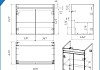 Фасад для тумбы в ванную 80 см Teymi Netta цвет графит T60615 T60615 № 4
