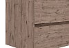 Тумба подвесная с раковиной для ванной 70 см Laina дуб темный раковина Ritta 70 F16039 № 9