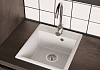 Мойка для кухни 42х48 белая матовая Teymi Helmi Smart T120109 № 5