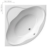 Превью фото Ванна акриловая Ravak New Day C651000000 № 1