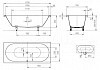 Ванна стальная Kaldewei Classic Duo 290730003001 170x75 с покрытием Easy Clean, Anti-Slip № 9