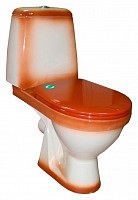 Превью фото Унитаз-компакт Rosa Премьер коричневый № 1