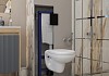Комплект инсталляция Teymi Rapid SL с кнопкой GROHE черная + унитаз Hanna F17581 № 14