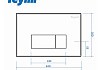 Инсталляция с унитазом комплект 5 в 1 Teymi унитаз подвесной безободковый торнадо Lina Pro Vortex кнопка нержавеющая сталь F14451 № 29
