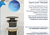 Донный клапан для раковины без перелива Teymi Solli графит матовый T140206 № 3