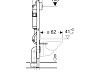 Комплект инсталляции и подвесного унитаза c клавишей смыва Geberit Renova 500.124.TC.R № 11