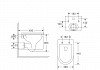 Комплект инсталляция Teymi Rapid SL с кнопкой GROHE золото матовое + унитаз ТОРНАДО Martta Vortex F17916 № 18