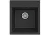 Мойка для кухни Teymi Helmi Smart 42х48, черная матовая в комплекте смеситель для кухни Lina хром F01536 № 5