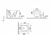 Комплект инсталляция Teymi Rapid SL с кнопкой GROHE золото глянец + унитаз Solli Pro F17927 № 17