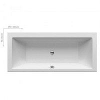 Превью фото Ванна акриловая Ravak Formy C691000000 № 1