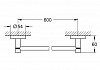 Полотенцедержатель Grohe Essentials 40366GL1 холодный рассвет № 2