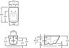Комплект Унитаз подвесной Jacob Delafon Escale E1306 + Система инсталляции для унитазов Geberit Duofix Платтенбау 458.125.11.1 4 в 1 с кнопкой смыва № 7