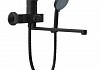 Смеситель для ванной с длинным изливом черный матовый Teymi Lori T10267 № 7