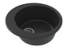 Мойка для кухни D48 круглая черная матовая Teymi Lina Smart T120102 № 9