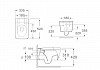 Комплект инсталляция Teymi Rapid SL с кнопкой GROHE черная + унитаз Helmi Pro F17864 № 17