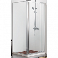 Превью фото Душевой уголок BRAVAT Line без поддона с одной распашной дверью 90x90x200 (BS090.2113A) № 1