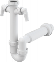Превью фото Сифон для мойки AlcaPlast A82-DN50 № 1