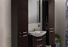 Комплект мебели для ванной Акватон Ария М 65 темно-коричневая 