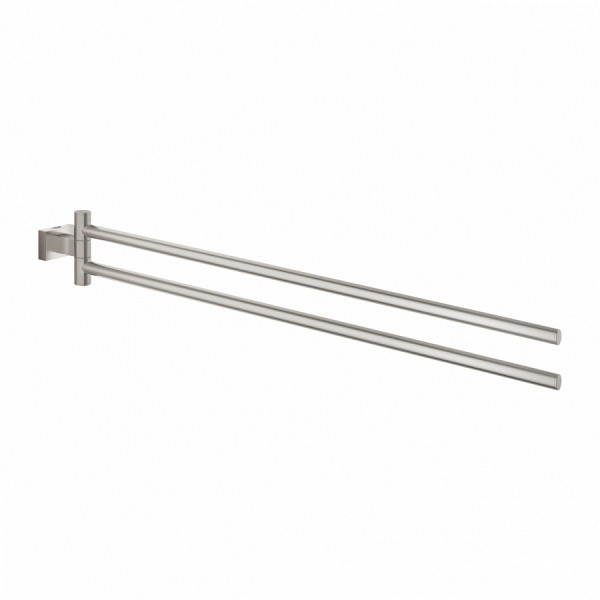 Держатель полотенца двойной Grohe Essentials Cube 40624DC1 суперсталь