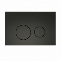 Превью фото Клавиша смыва Teymi Lina (подходит для инсталляций T70011, T70033, T70035) двойной смыв черный матовый T70103BM № 1