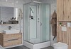 Душевая кабина Niagara Classic 100x80x240 средний поддон, матовое стекло 330844QBKT № 3