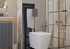 Комплект инсталляция Teymi Rapid SL с кнопкой GROHE оружейная сталь унитаз ТОРНАДО подвесной безободковый Helmi Vortex F17860 № 15