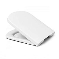 Превью фото Сиденье Haro Калида, с микролифтом, быстросъемное, дюропласт, белое № 1