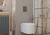 Комплект инсталляция Teymi Rapid SL с кнопкой GROHE оружейная сталь унитаз ТОРНАДО подвесной безободковый Martta Vortex F17914 № 16