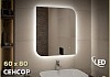 Зеркало настенное с подсветкой в ванную Teymi Lempi Oreol Pro 60х80 LED сенсор T20269 T20269