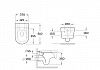 Комплект инсталляция Teymi Rapid SL с кнопкой GROHE черная + унитаз Vitra Pro F17936 № 17